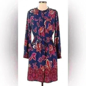 LIZ CLAIBORNE Bellted Romantic Dress size PL